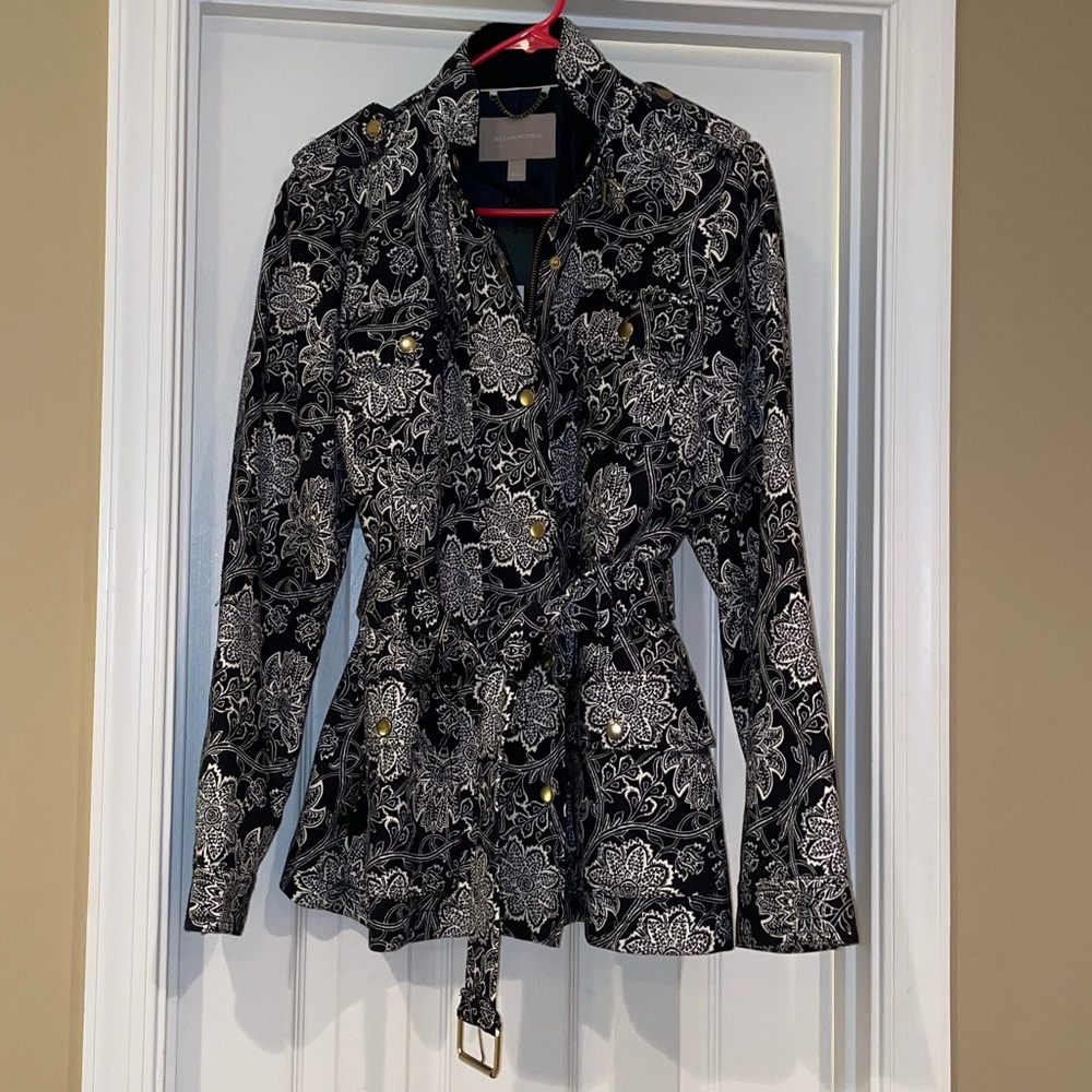 Banana Republic Field Jacket- size L navy blue